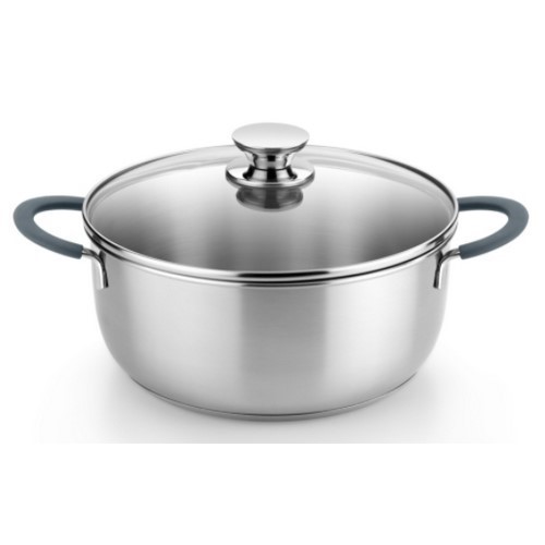 CACEROLA MONIX GREY 16CMS TAPA CRISTAL
